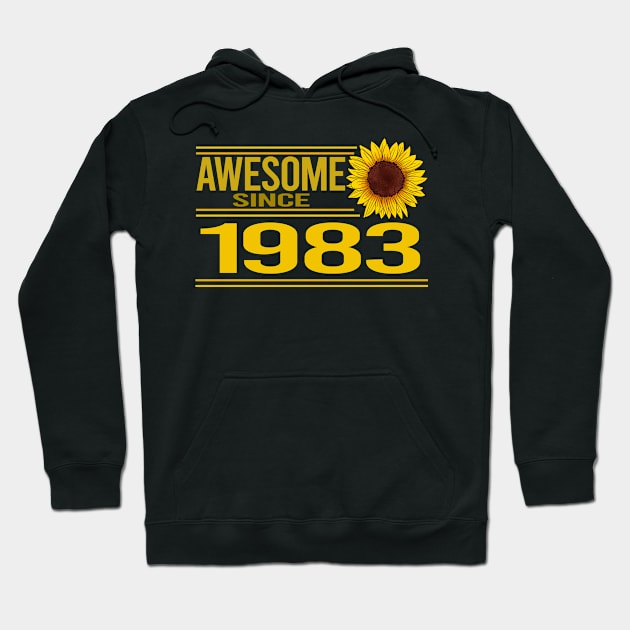 Sunflower 1983 Hoodie by Hanh Tay